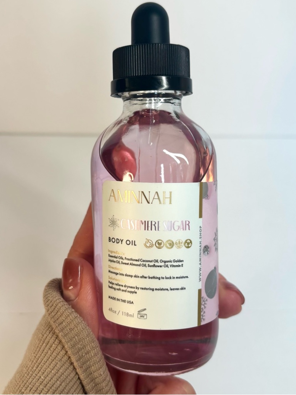 Aminnah Cashmere Sugar Body Oil